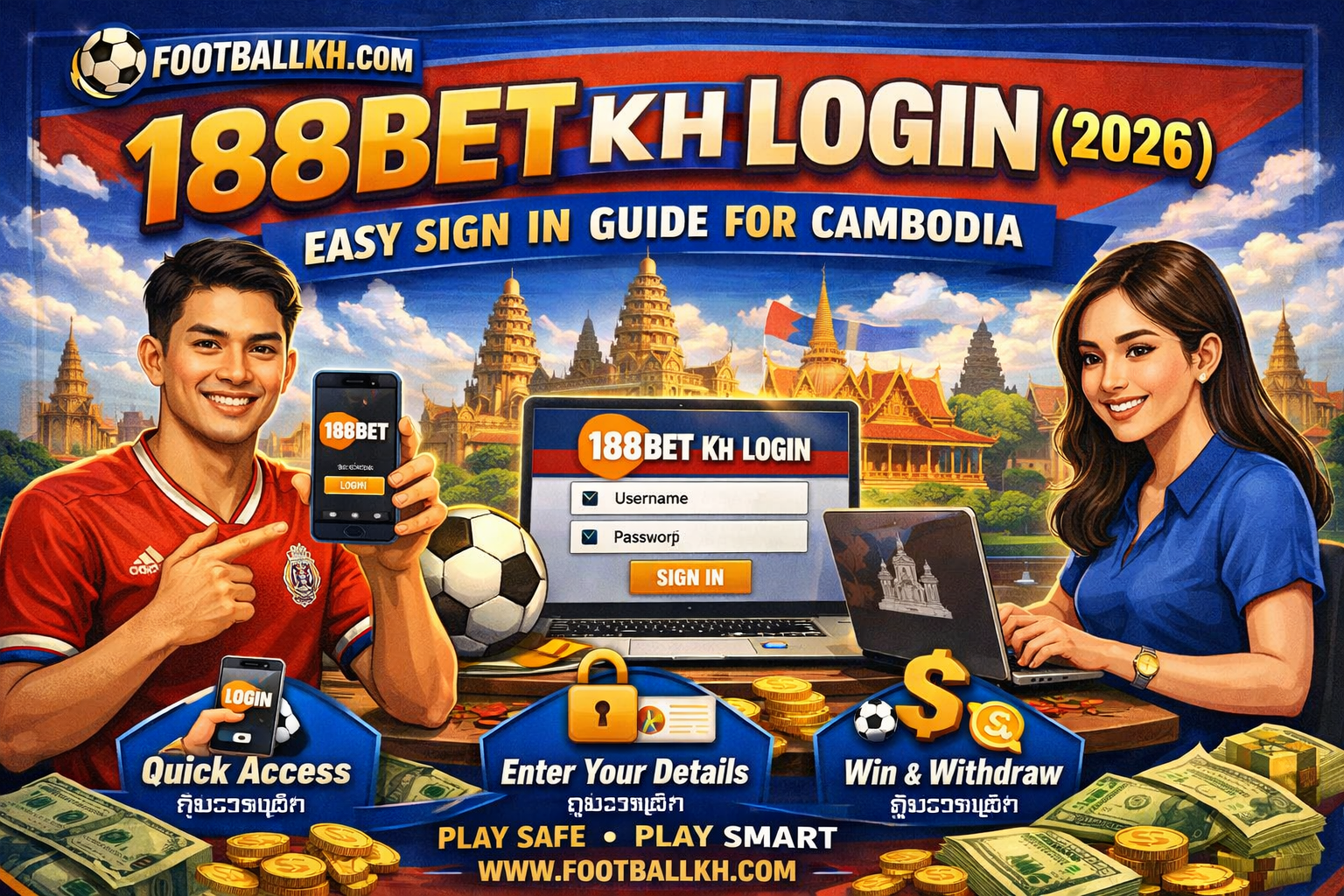 188BET KH Login (2026) 🇰🇭 Easy Sign In Guide for Cambodia