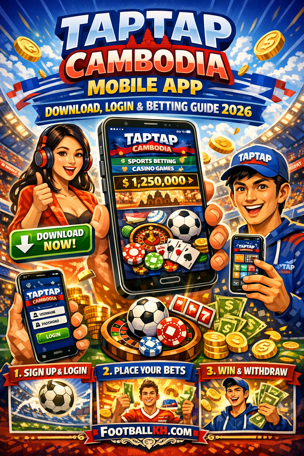 TapTap Cambodia Mobile App Download, Login & Betting Guide (2026)
