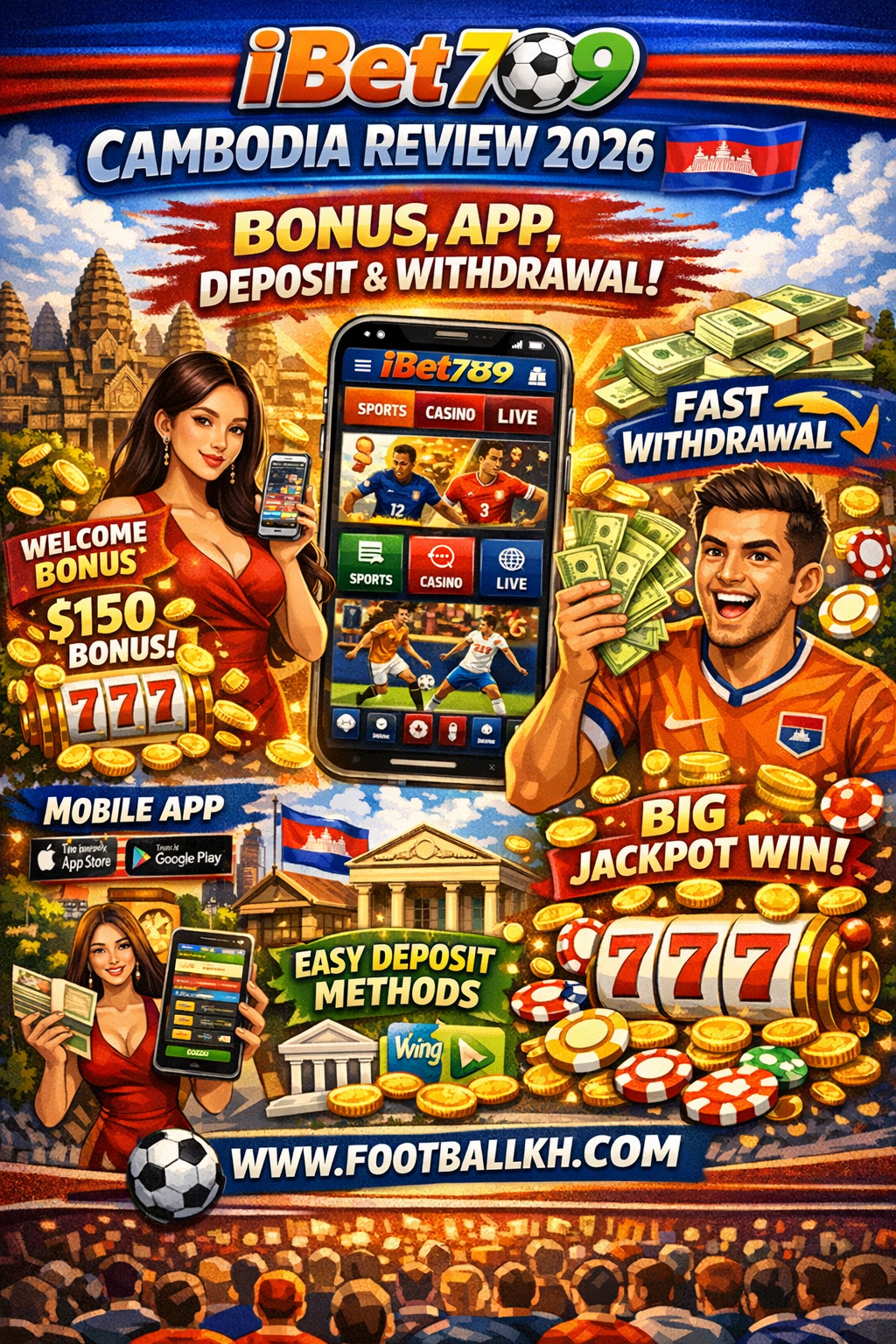 iBet789 Cambodia Review 2026 Bonus, App, Deposit & Withdrawal