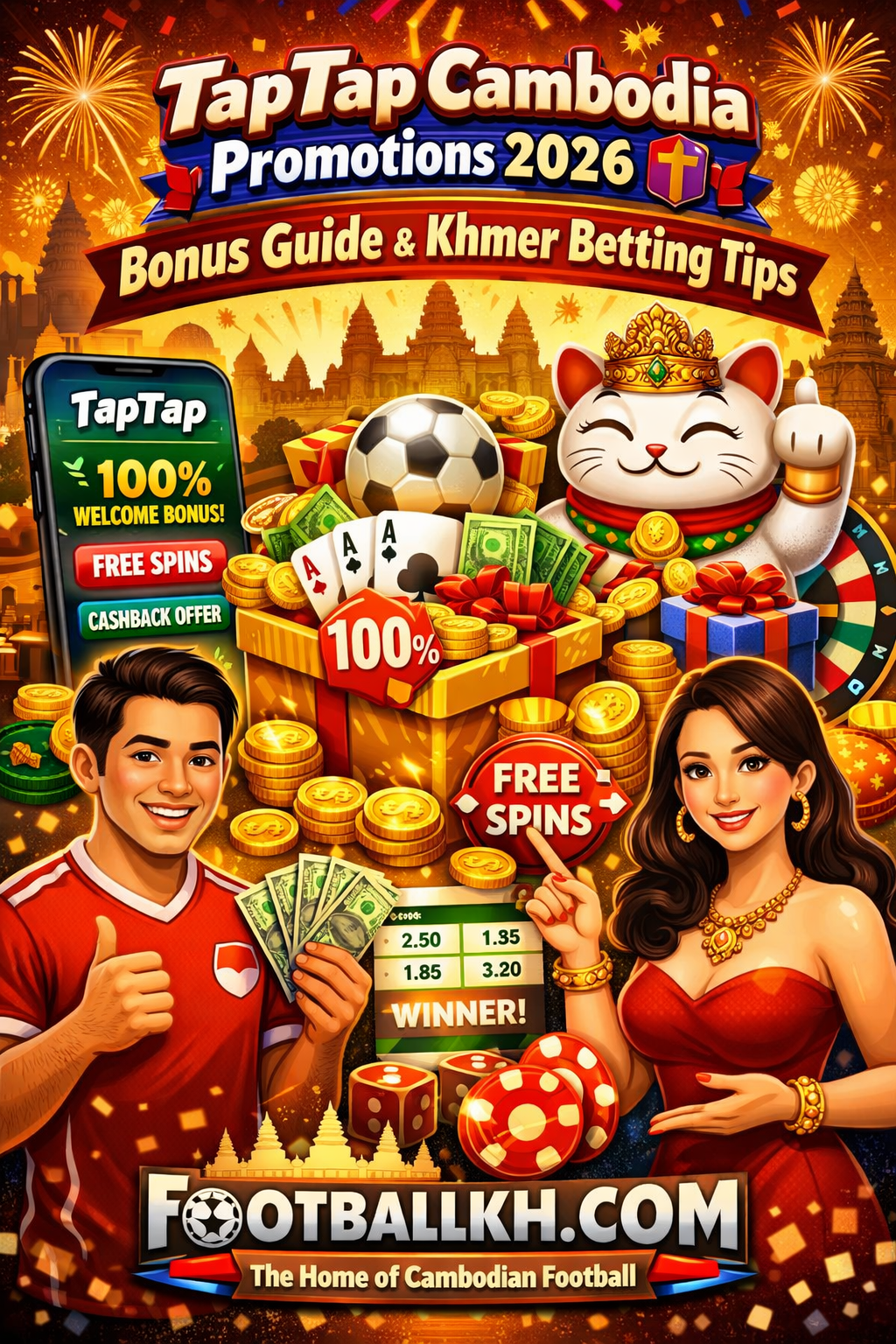 TapTap Cambodia Promotions 2026 🎁 | Bonus Guide & Khmer Betting Tips