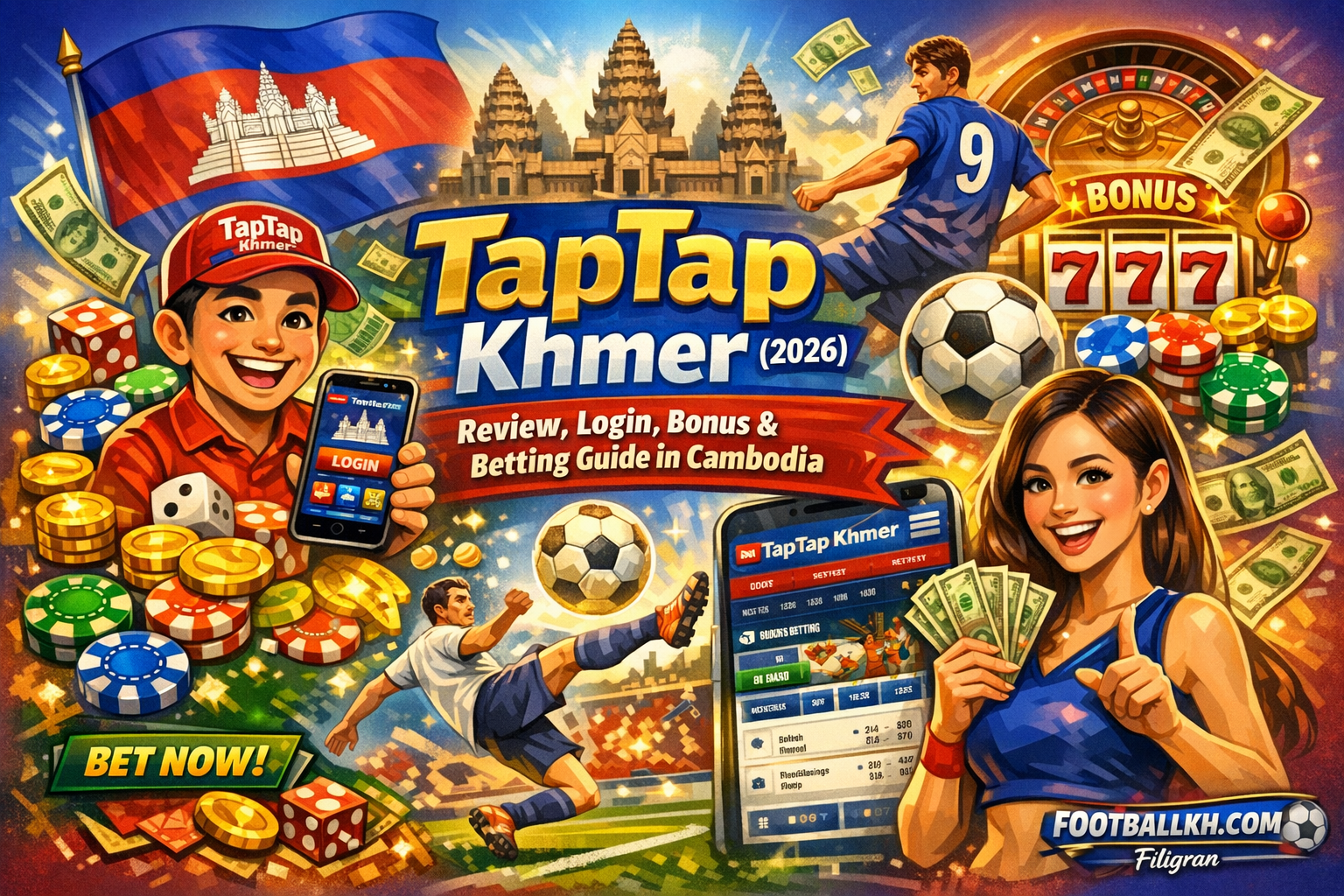 TapTap Khmer (2026) 🇰🇭 Review, Login, Bonus & Betting Guide for Cambodia